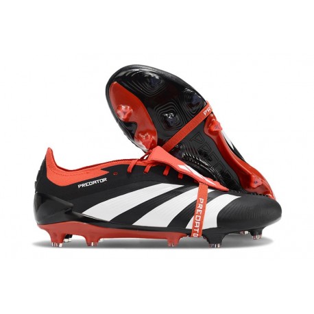 Botas adidas Predator Elite FT FG Negro Blanco Rojo