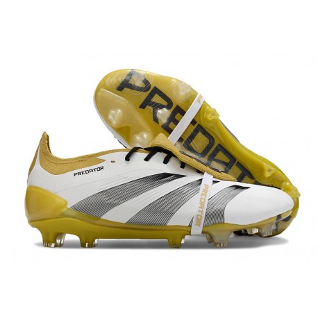 Botas adidas Predator Elite FT FG Blanco Oro Plata