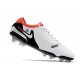 Nike Tiempo Legend 10 Elite FG Blanco Negro Carmesí Vivo