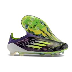 Botas de Fútbol adidas F50 Elite LL FG Morado Unity Blanco Limón Lúcido