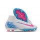 Nike Botas Mercurial Superfly X Elite FG Blanco Azul Rosa