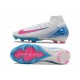 Nike Botas Mercurial Superfly X Elite FG Blanco Azul Rosa