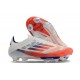 Botas de Futbol adidas F50+ Elite FG Blanco Rojo Solar Azul Lúcido