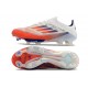 Botas de Futbol adidas F50+ Elite FG Blanco Rojo Solar Azul Lúcido