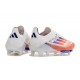Botas de Futbol adidas F50+ Elite FG Blanco Rojo Solar Azul Lúcido