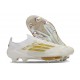 Botas de Futbol adidas F50+ Elite FG Ftwr Blanco Dorado Met