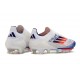 Botas de Futbol adidas F50+ Elite FG Ftwr Blanco Azul Lúcido Rojo