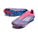 Botas de Futbol adidas F50+ Elite FG Solar Azul Ftwr Blanco Solar Rosa