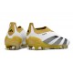 Zapatillas adidas Predator Elite Laceless FG Blanco Gris Dorado