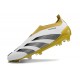Zapatillas adidas Predator Elite Laceless FG Blanco Gris Dorado