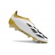 Zapatillas adidas Predator Elite Laceless FG Blanco Gris Dorado
