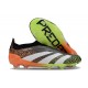 Zapatillas adidas Predator Elite Laceless FG Negro Blanco Naranja Verde