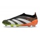 Zapatillas adidas Predator Elite Laceless FG Negro Blanco Naranja Verde