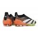 Zapatillas adidas Predator Elite Laceless FG Negro Blanco Naranja Verde