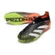 Zapatillas adidas Predator Elite Laceless FG Negro Blanco Naranja Verde
