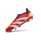 Zapatillas adidas Predator Elite Laceless FG Rojo Blanco
