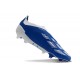 Zapatillas adidas Predator Elite Laceless FG Azul Blanco