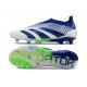 Zapatillas adidas Predator Elite Laceless FG Azul Blanco Verde