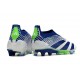 Zapatillas adidas Predator Elite Laceless FG Azul Blanco Verde