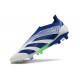Zapatillas adidas Predator Elite Laceless FG Azul Blanco Verde