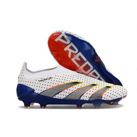 Zapatillas adidas Predator Elite Laceless FG Blanco Gris