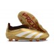Zapatillas adidas Predator Elite Laceless FG Dorado Blanco Rojo