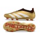 Zapatillas adidas Predator Elite Laceless FG Dorado Blanco Rojo