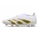 Zapatillas adidas Predator Elite Laceless FG Blanco Dorado