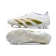 Zapatillas adidas Predator Elite Laceless FG Blanco Dorado