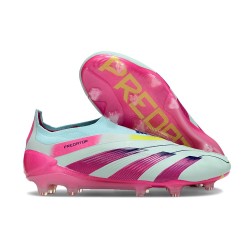 Zapatillas adidas Predator Elite Laceless FG Azul Rosa