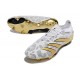 adidas Predator Elite L FG Bota Dorado Blanco Gris