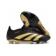 adidas Predator Elite L FG Bota Negro Dorado Met