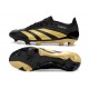 adidas Predator Elite L FG Bota Negro Dorado Met