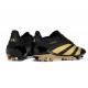 adidas Predator Elite L FG Bota Negro Dorado Met