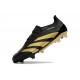 adidas Predator Elite L FG Bota Negro Dorado Met