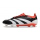 adidas Predator Elite L FG Bota Negro Blanco Rojo