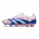 adidas Predator Elite L FG Bota Blanco Rosa Azul