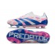 adidas Predator Elite L FG Bota Blanco Rosa Azul