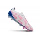 adidas Predator Elite L FG Bota Blanco Rosa Azul