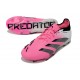 adidas Predator Elite L FG Bota Rosa Blanco Negro
