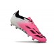 adidas Predator Elite L FG Bota Rosa Blanco Negro