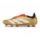 adidas Predator Elite L FG Bota Dorado Met Blanco Rojo