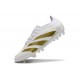 adidas Predator Elite L FG Bota Blanco Dorado Met
