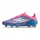 Zapatillas adidas F50 Elite LL FG Solar Azul Ftwr Blanco Solar Rosa