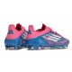 Zapatillas adidas F50 Elite LL FG Solar Azul Ftwr Blanco Solar Rosa