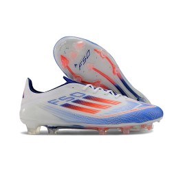 Zapatillas adidas F50 Elite LL FG Blanco Azul Rojo