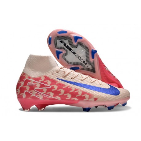 Nike Air Zoom Mercurial Superfly 10 Elite FG Rosa Rojo Azul