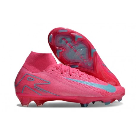 Nike Air Zoom Mercurial Superfly 10 Elite FG Rosa Gris
