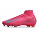 Nike Air Zoom Mercurial Superfly 10 Elite FG Rosa Gris