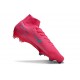 Nike Air Zoom Mercurial Superfly 10 Elite FG Rosa Gris